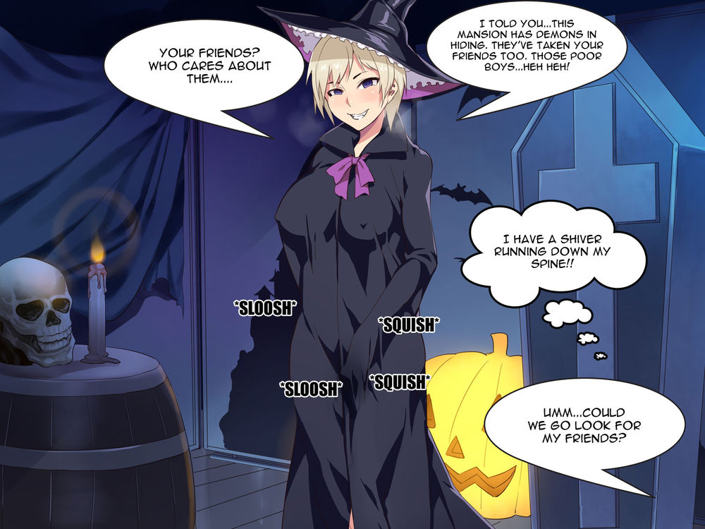 Hentai Manga Comic-Halloween Night Bitch-Read-46